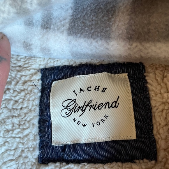 TACH Gray and White Fleece Pullover - Picture 2 of 4